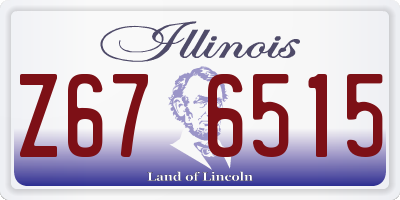 IL license plate Z676515