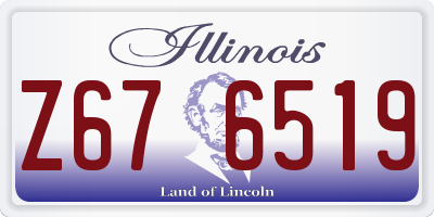 IL license plate Z676519