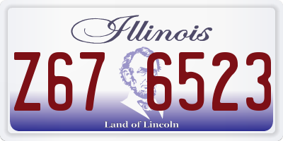 IL license plate Z676523