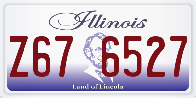 IL license plate Z676527