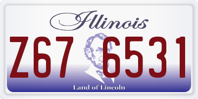 IL license plate Z676531