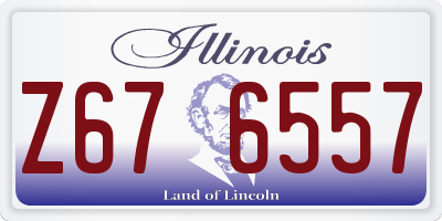 IL license plate Z676557