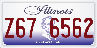 IL license plate Z676562