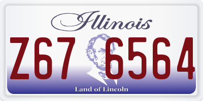 IL license plate Z676564