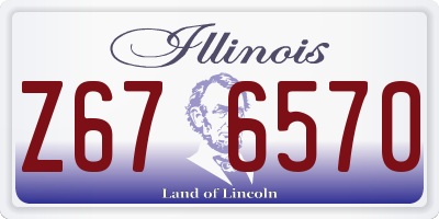 IL license plate Z676570
