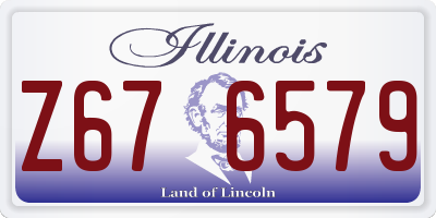 IL license plate Z676579