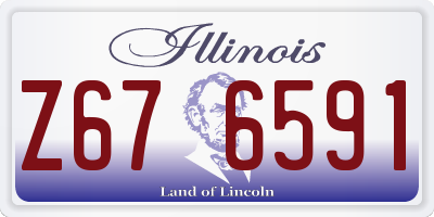 IL license plate Z676591