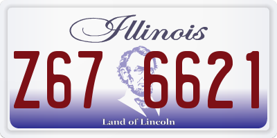 IL license plate Z676621
