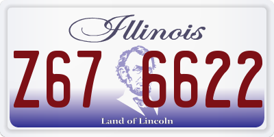 IL license plate Z676622