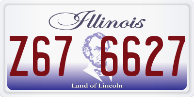 IL license plate Z676627