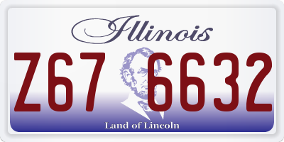 IL license plate Z676632
