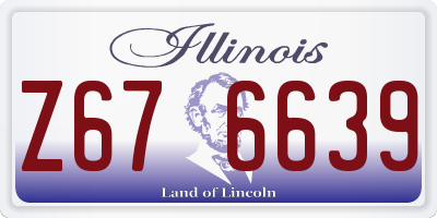 IL license plate Z676639