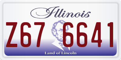 IL license plate Z676641
