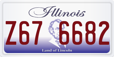 IL license plate Z676682