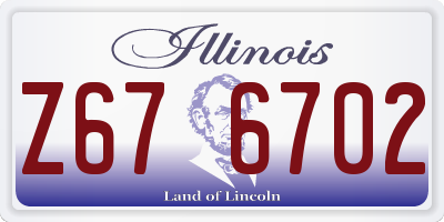 IL license plate Z676702
