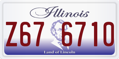 IL license plate Z676710