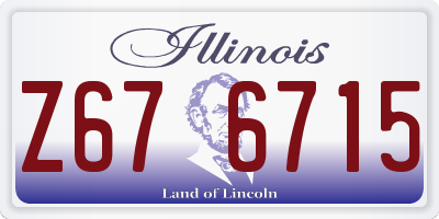 IL license plate Z676715