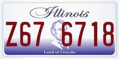 IL license plate Z676718
