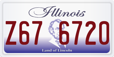 IL license plate Z676720