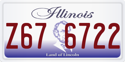 IL license plate Z676722