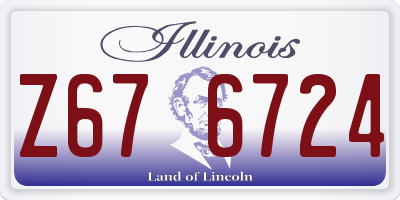 IL license plate Z676724