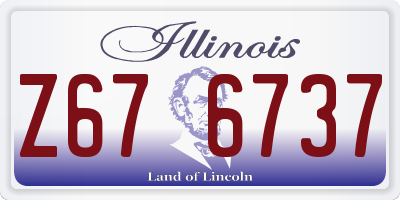 IL license plate Z676737