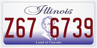 IL license plate Z676739