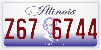 IL license plate Z676744