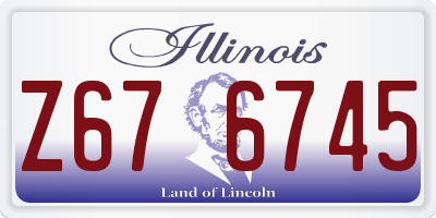 IL license plate Z676745