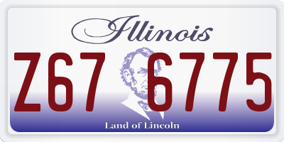 IL license plate Z676775