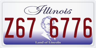 IL license plate Z676776