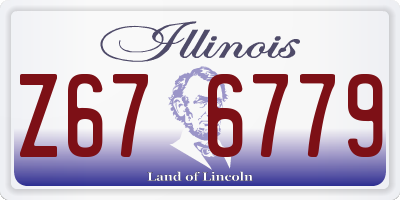 IL license plate Z676779