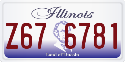 IL license plate Z676781