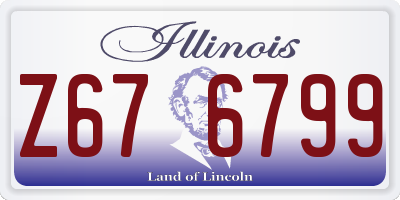IL license plate Z676799