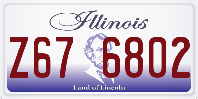 IL license plate Z676802