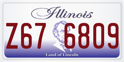 IL license plate Z676809