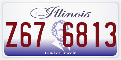 IL license plate Z676813