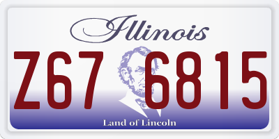 IL license plate Z676815