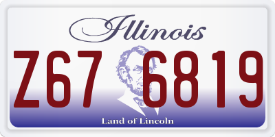 IL license plate Z676819