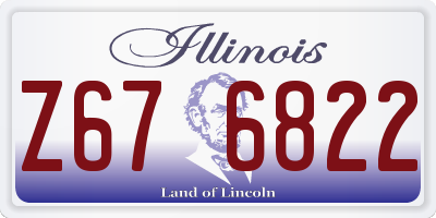 IL license plate Z676822