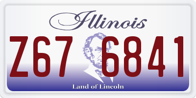IL license plate Z676841