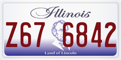 IL license plate Z676842