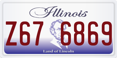 IL license plate Z676869