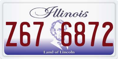IL license plate Z676872