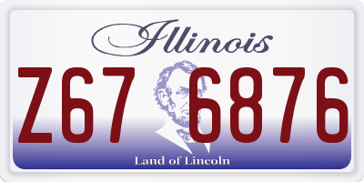 IL license plate Z676876