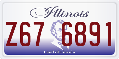 IL license plate Z676891