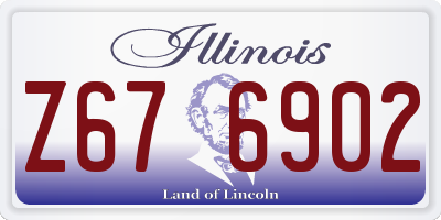 IL license plate Z676902