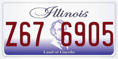 IL license plate Z676905
