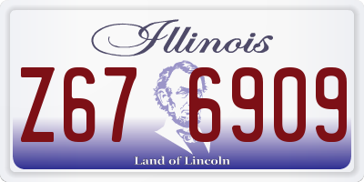 IL license plate Z676909