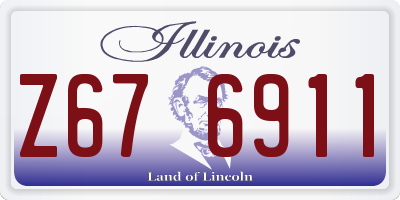 IL license plate Z676911
